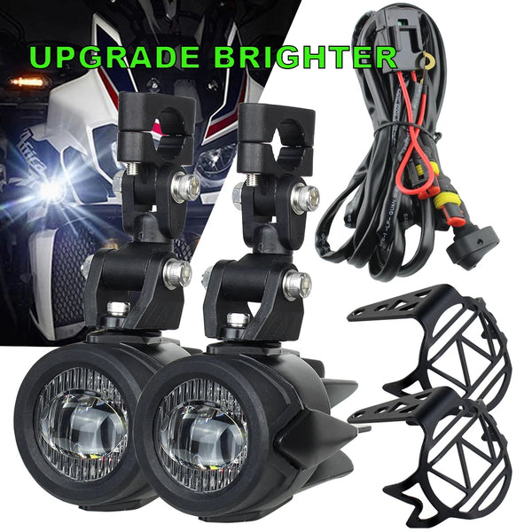 CLUB MOTO 40W LED Motorcycle Fog Light Set 6000K