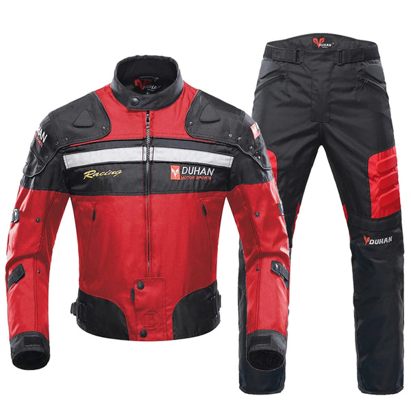 CLUB MOTO Motorcycle Jacket and Pants Protection Set