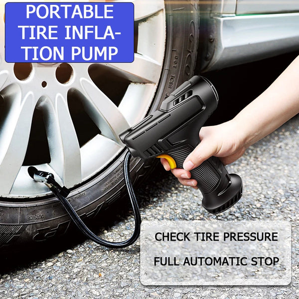 CLUB MOTO Portable Smart Car and Motorcycle Tire Inflator