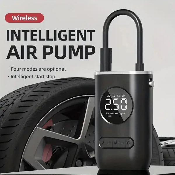 CLUB MOTO Portable Mini Electric Tire Pump with Digital Display