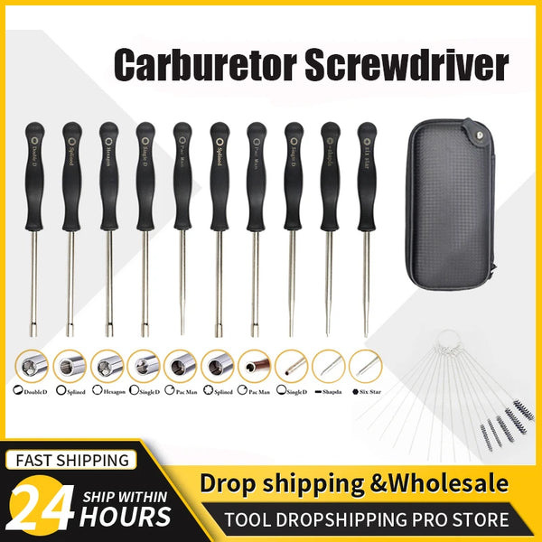 CLUB MOTO Carburetor Adjustment Tool Set - 6/10 Pcs