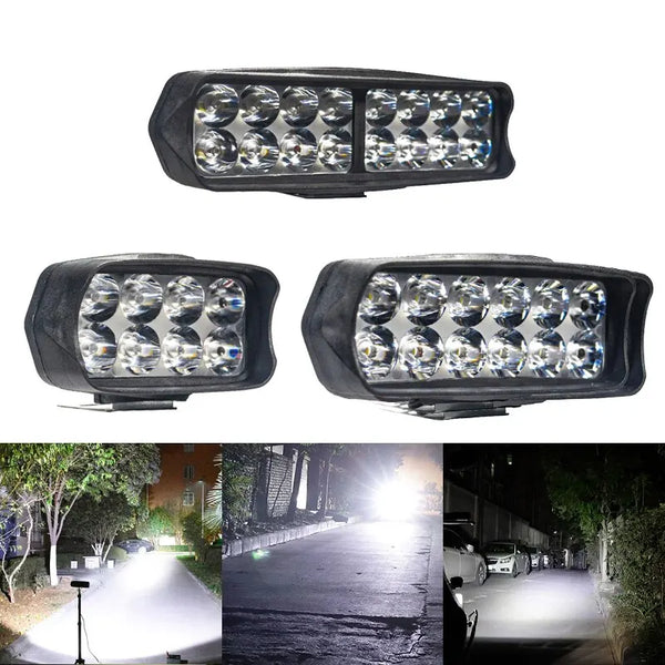 CLUB MOTO LED Driving Lights - Waterproof Auxiliary Headlights