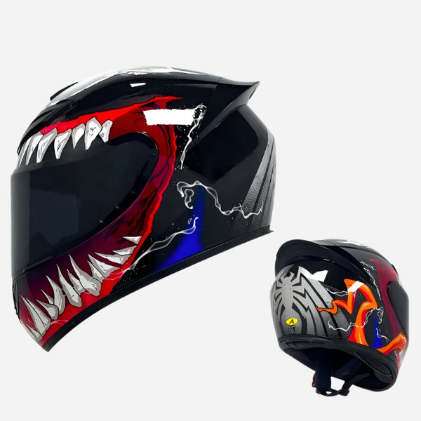 CLUB MOTO Unisex Modular Flip-Up Motorcycle Helmet