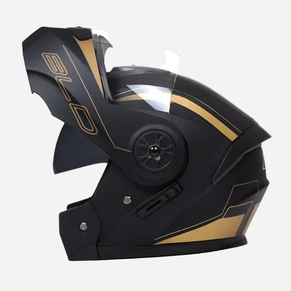 CLUB MOTO Dual Lens Flip Up Full Face Helmet